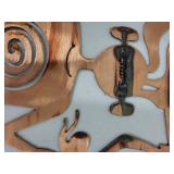 Copper Southwestern Wall Art with Tribal Figures