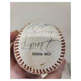 Lot of 2 Autographed Baseballs Official League and Genuine Chevrolet