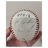 Lot of 2 Autographed Baseballs Official League and Genuine Chevrolet