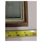 Framed Print of Women in Rowboat Impressionist Style 13x11 Inches