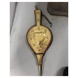 Vintage Fireplace Tool Set with Decorative Bellows