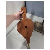 Vintage Fireplace Tool Set with Decorative Bellows