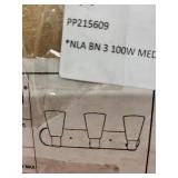 Progress Lighting 4-Light Brushed Nickel Vanity Fixture P2156-09