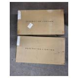 Lot of 2 Generation Lighting Three Light Wall/Bath Fixtures 4402803-962