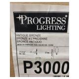 Progress Lighting Antique Bronze 4-Light Bathroom Vanity Fixture P300037-020