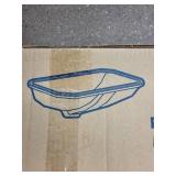 Mansfield Petite Covington Lavatory Sink Model 218 NS Biscuit Color