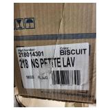 Mansfield Petite Covington Lavatory Sink Model 218 NS Biscuit Color