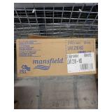 Mansfield 17 x 14 Oval Vitreous China Undercounter Lavatory Sink White