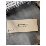 Progress Lighting 3-Light Black Vanity Light Fixture in Box