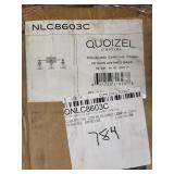 Quoizel Polished Chrome 3-Light Bath Vanity Fixture NLC8603C