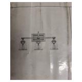Quoizel Polished Chrome 3-Light Bath Vanity Fixture NLC8603C