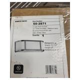 Satco Nuvo 2 Light Wall Sconce Brushed Nickel with Satin White Glass