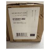 Lot of 3 Generation Lighting One Light Mini-Pendant Fixtures 6120201-962