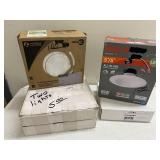 Lot of 3 LED Ceiling Light Fixtures - Lithonia, Halo, Maxim Lighting