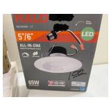 Lot of 3 LED Ceiling Light Fixtures - Lithonia, Halo, Maxim Lighting