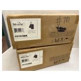 Lot of 2 Maxim Lighting Outdoor Lanterns Model 10103BK