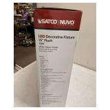 Satco Nuvo 15 Inch LED Flush Decorative Ceiling Light Fixture