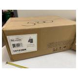 Lot of 2 Maxim Lighting 10103BK 1-Light Medium 60W Fixtures in Boxes