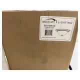 Lot of 2 Ceiling Light Fixtures - Designers Fountain 1257S-ORB-AL and Maxim Lighting 5841MRSN
