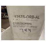 Lot of 2 Ceiling Light Fixtures - Designers Fountain 1257S-ORB-AL and Maxim Lighting 5841MRSN