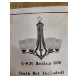 Maxim Lighting 11225FTOI 5-Light Chandelier Fixture in Box