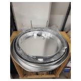 Set of 3 Aluminum Water Heater Pans Assorted Sizes