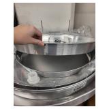 Set of 3 Aluminum Water Heater Pans Assorted Sizes