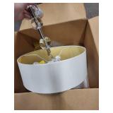 Ferguson 100W Medium Chandelier Pendant Light with White Shade