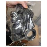 Large Lot of Plumbing Parts and Supplies with Vacuum Breakers, Putty, and Fittings