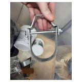 Large Lot of Plumbing Parts and Supplies with Vacuum Breakers, Putty, and Fittings