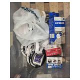 Assorted Plumbing Supply Lot with Seals, Flanges, Hoses, and Fittings