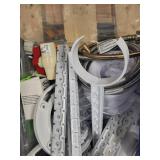 Assorted Plumbing Supply Lot with Seals, Flanges, Hoses, and Fittings