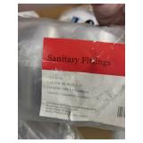 Large Bin of Assorted Plumbing and Hardware Fittings and Supplies