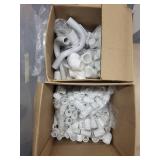 Bulk Lot of Assorted PVC Pipe Fittings and Elbows