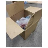 Box of Assorted Hardware and Plumbing Parts