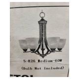 Maxim Lighting 5-Light Chandelier 5-E26 Medium 60W (Bulb Not Included) Sealed Box
