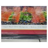 Framed Super Bowl LVII Champions Kansas City Chiefs Panoramic Photo