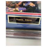 Panoramic Framed Print of Phoenix, Arizona Skyline