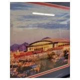Panoramic Framed Print of Phoenix, Arizona Skyline