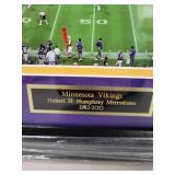 Framed Minnesota Vikings Metrodome Panoramic Photo 1982-2013