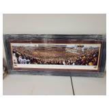 Framed Panorama Print TCF Bank Stadium Minnesota 31 Penn State 26