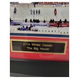 Framed 2014 Winter Classic Panoramic Photo The Big House