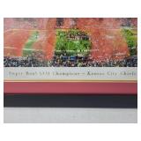 Framed Super Bowl LIV Champions Kansas City Chiefs Panoramic Print