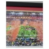 Framed Super Bowl LIV Champions Kansas City Chiefs Panoramic Print