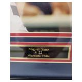 Framed Miguel Sano Minnesota Twins Photo 31x27