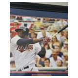 Framed Miguel Sano Minnesota Twins Photo 31x27