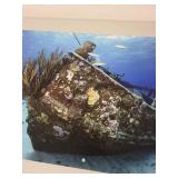 Turtleandray.com Shipwreck Underwater Photograph Print 12x8 Inches