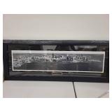 Framed Panoramic Aerial Photograph of Chicago, Illinois Skyline