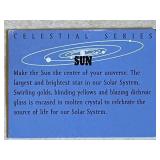 Glass Eye Studio Celestial Series Sun Paperweight with Box