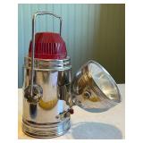 Vintage Estate Lot with Hallmark Candle, Metal Lantern, Carved Lidded Box, and Illustrated Tube